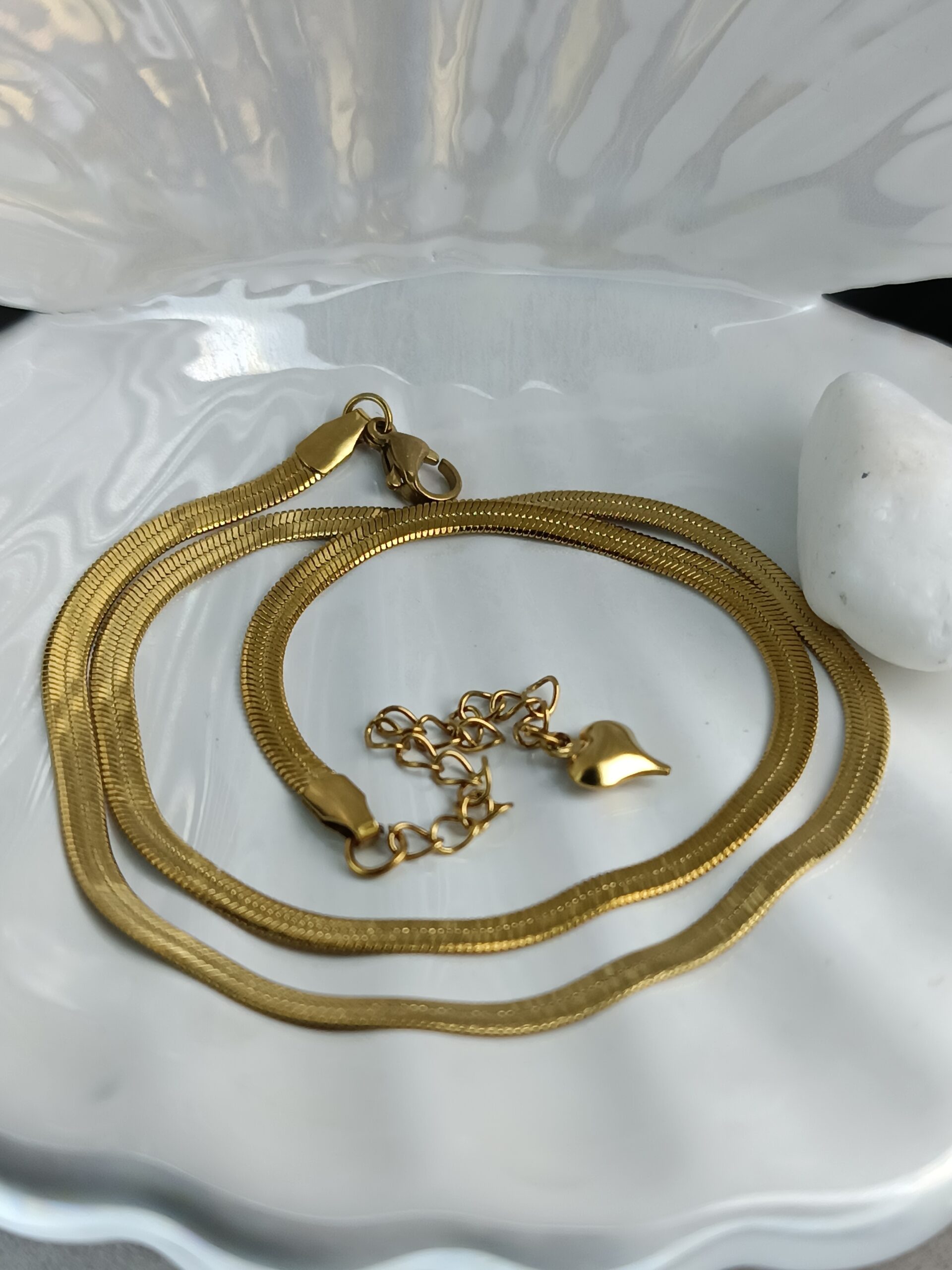 Αλυσίδα από Ατσάλι Κίτρινο Χρυσό Πλακέ Ίσια(ΚΩΔ:4561) | Kosmimatomania Αλυσίδα από Ατσάλι Κίτρινο Χρυσό Πλακέ Ίσια(ΚΩΔ:4561) | Kosmimatomania