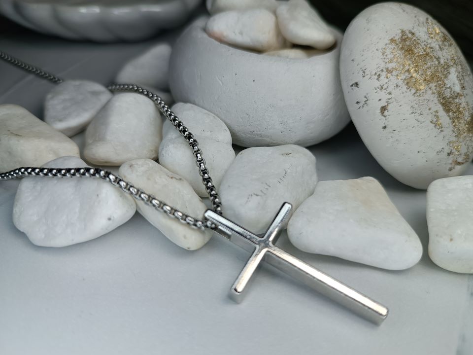 Ανδρικό Κολιέ με Σταυρό από Ανοξείδωτο Ατσάλι (ΚΩΔ:84591) | Μοντέρνο & Διαχρονικό | Kosmimatomania.gr Ανδρικό Κολιέ με Σταυρό από Ανοξείδωτο Ατσάλι (ΚΩΔ:84591) | Μοντέρνο & Διαχρονικό | Kosmimatomania.gr