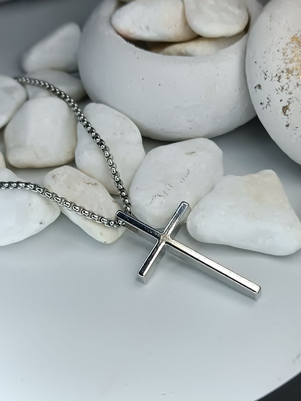 Ανδρικό Κολιέ με Σταυρό από Ανοξείδωτο Ατσάλι (ΚΩΔ:84591) | Μοντέρνο & Διαχρονικό | Kosmimatomania.gr Ανδρικό Κολιέ με Σταυρό από Ανοξείδωτο Ατσάλι (ΚΩΔ:84591) | Μοντέρνο & Διαχρονικό | Kosmimatomania.gr