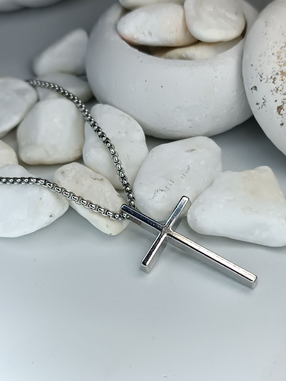 Ανδρικό Κολιέ με Σταυρό από Ανοξείδωτο Ατσάλι (ΚΩΔ:84591) | Μοντέρνο & Διαχρονικό | Kosmimatomania.gr Ανδρικό Κολιέ με Σταυρό από Ανοξείδωτο Ατσάλι (ΚΩΔ:84591) | Μοντέρνο & Διαχρονικό | Kosmimatomania.gr