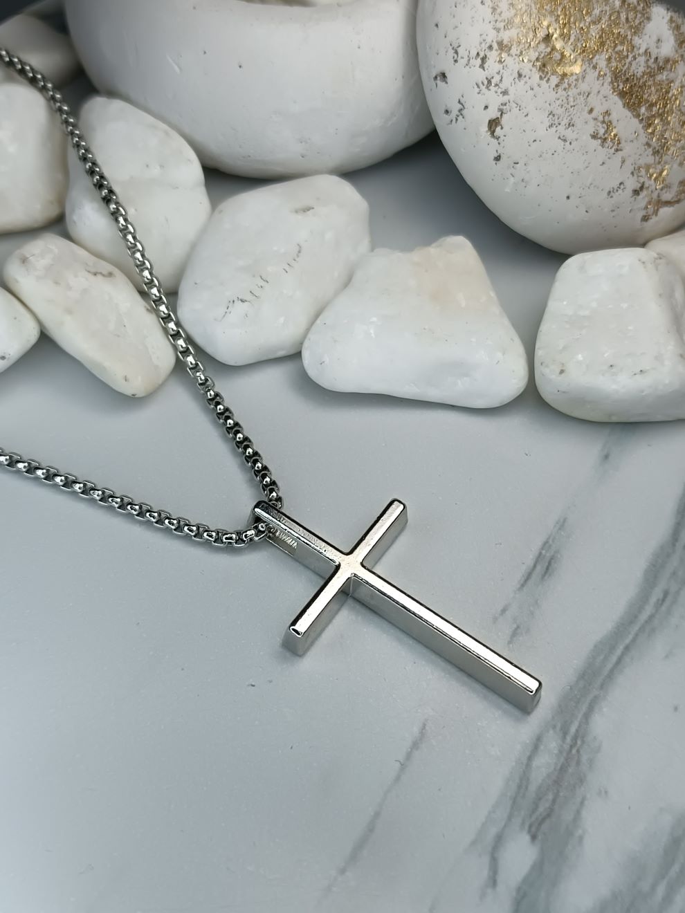 Ανδρικό Κολιέ με Σταυρό από Ανοξείδωτο Ατσάλι (ΚΩΔ:84591) | Μοντέρνο & Διαχρονικό | Kosmimatomania.gr Ανδρικό Κολιέ με Σταυρό από Ανοξείδωτο Ατσάλι (ΚΩΔ:84591) | Μοντέρνο & Διαχρονικό | Kosmimatomania.gr