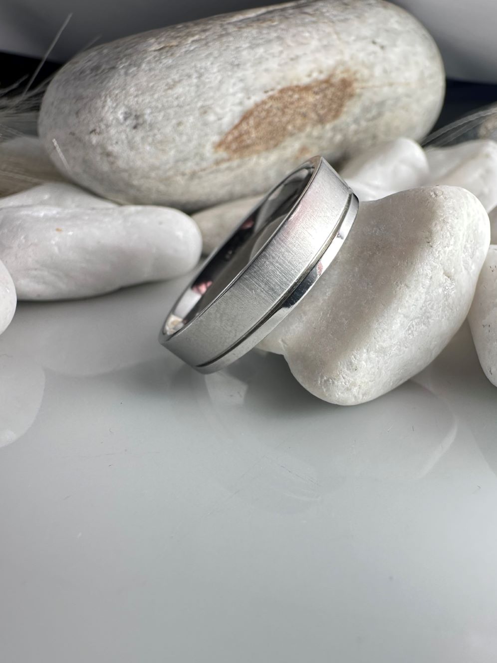 Δαχτυλίδι Ατσάλι Ασημί (ΚΩΔ:558311)| Σαγρέ & Γυαλιστερή Επιφάνεια | Kosmimatomaniа.gr Δαχτυλίδι Ατσάλι Ασημί (ΚΩΔ:558311)| Σαγρέ & Γυαλιστερή Επιφάνεια | Kosmimatomaniа.gr