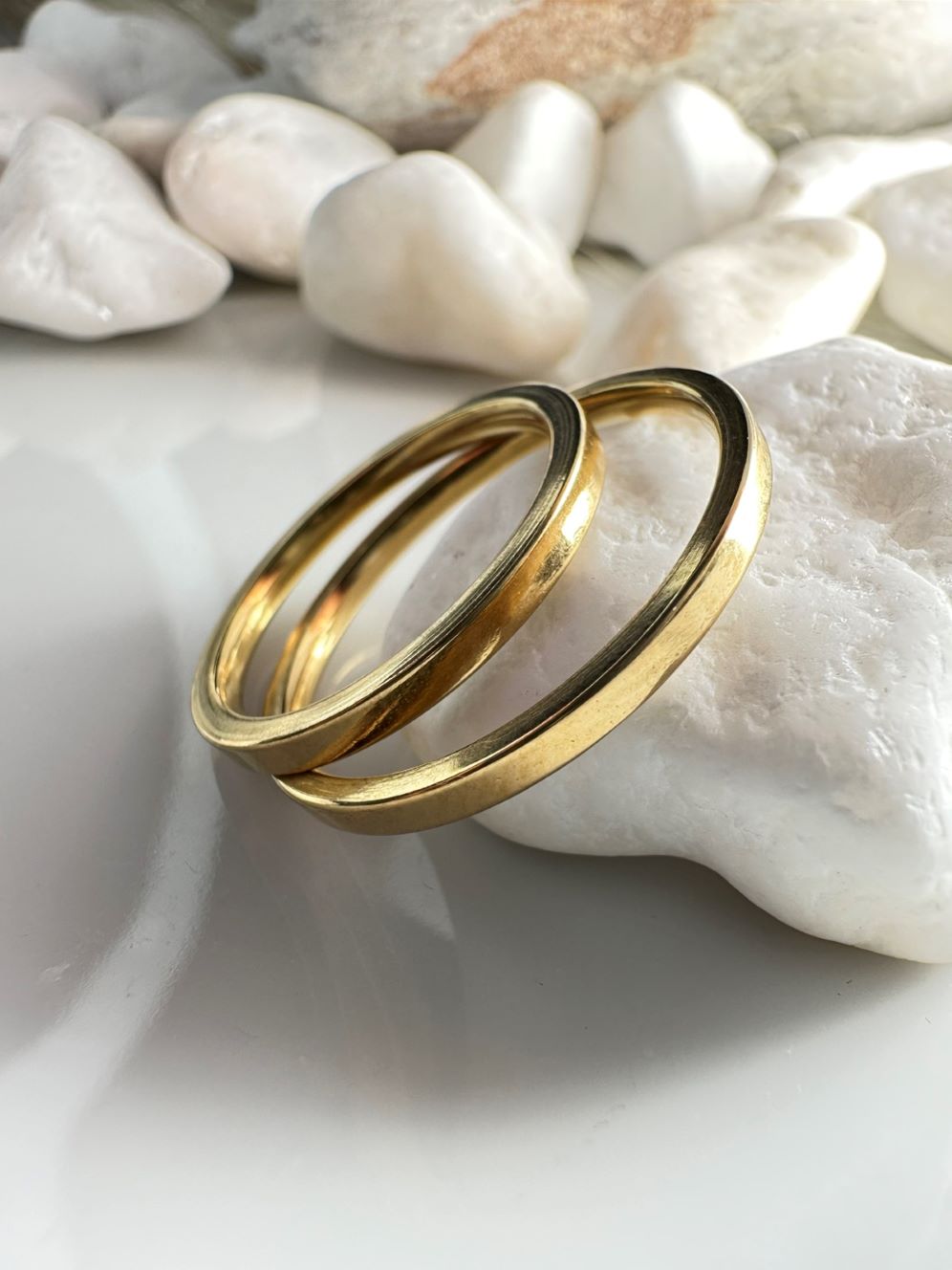 Βέρες γάμου από Ατσάλι Χρυσές (ΚΩΔ:52511)– Ανθεκτικές & Κομψές | Kosmimatomania.gr Βέρες γάμου από Ατσάλι Χρυσές (ΚΩΔ:52511)– Ανθεκτικές & Κομψές | Kosmimatomania.gr