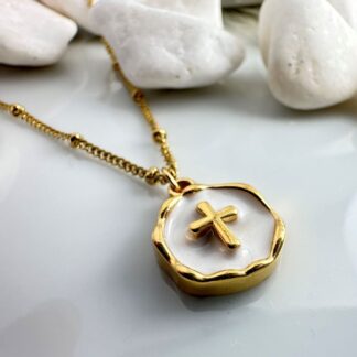 Πλακέτα με Σταυρό από Ανοξείδωτο Ατσάλι (ΚΩΔ:55179)– Χρυσό Χρώμα | Kosmimatomania.gr Πλακέτα με Σταυρό από Ανοξείδωτο Ατσάλι (ΚΩΔ:55179)– Χρυσό Χρώμα | Kosmimatomania.gr